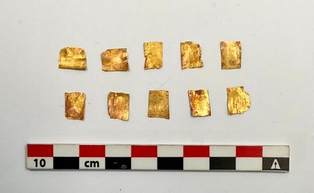 Archaeologists Discover Gold Tongues and Nails in Ancient Egyptian Tomb 2 Archaeologists uncover golden tongues, nails, and ancient deities’ artifacts in an Egyptian tomb, revealing secrets of Ptolemaic-era rituals and the quest for the afterlife.