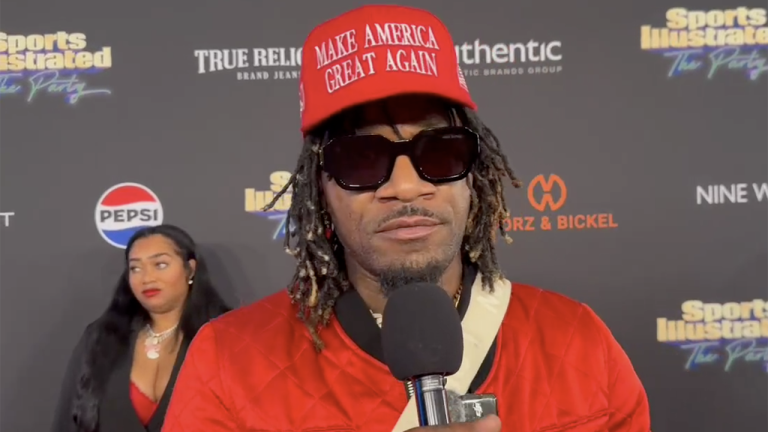Ex-NFL star wears ‘Make America Great Again’ hat before Super Bowl party, ‘all for’ Trump visit to game pacman jones