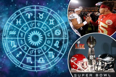 Eagles vs. Chiefs — who will win Super Bowl LIX? Astrologers weigh in with their predictions zodiac circle background cosmos astrology 97944580