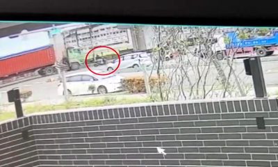 British football coach Ollie suffers serious injuries in Taiwan motorbike crash; caught on CCTV, now recovering after ICU stay. Investigation underway.