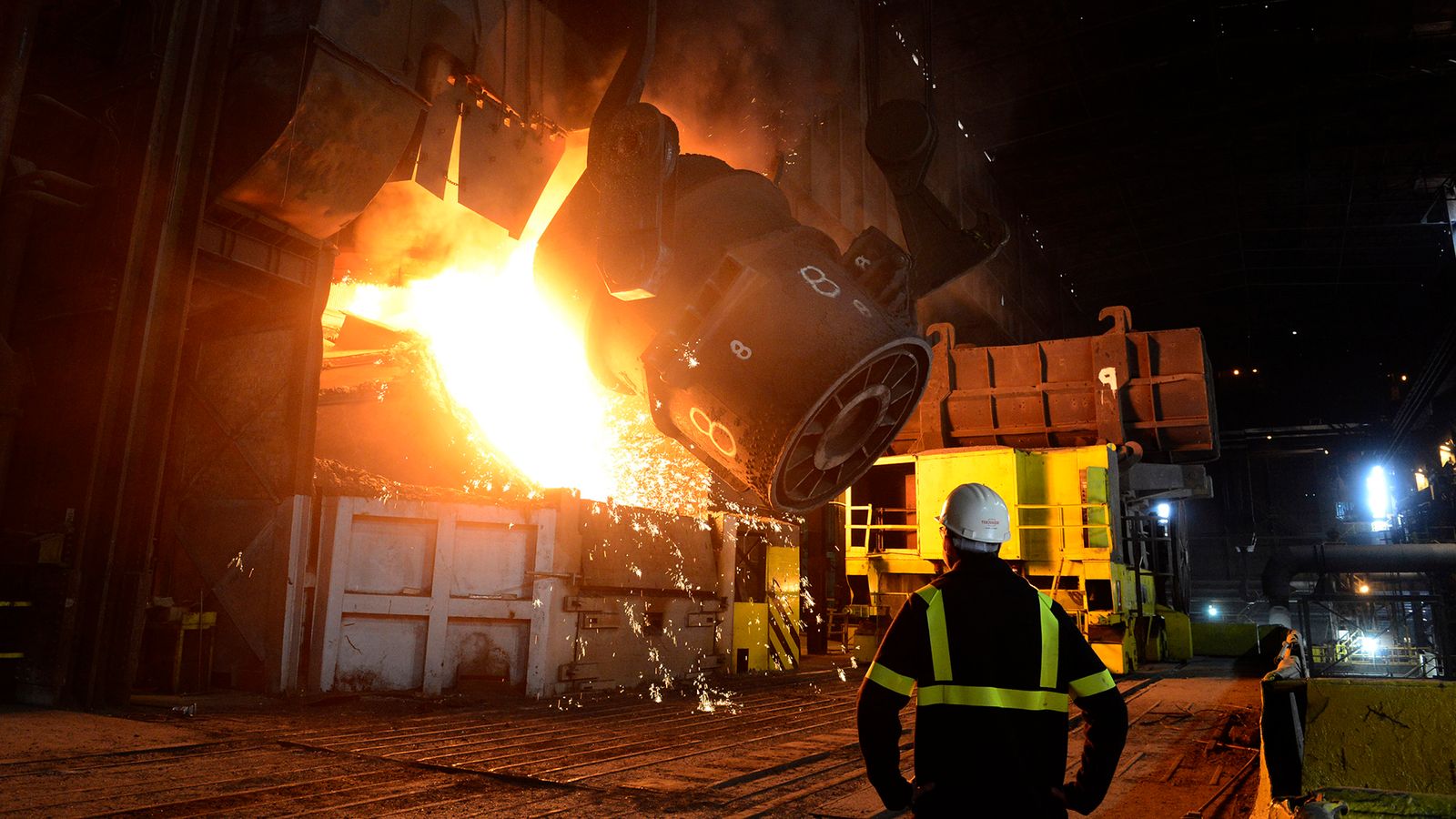 Tariffs to blame for slowed global economic growth, OECD says 1 skynews iron steel furnace 6859396