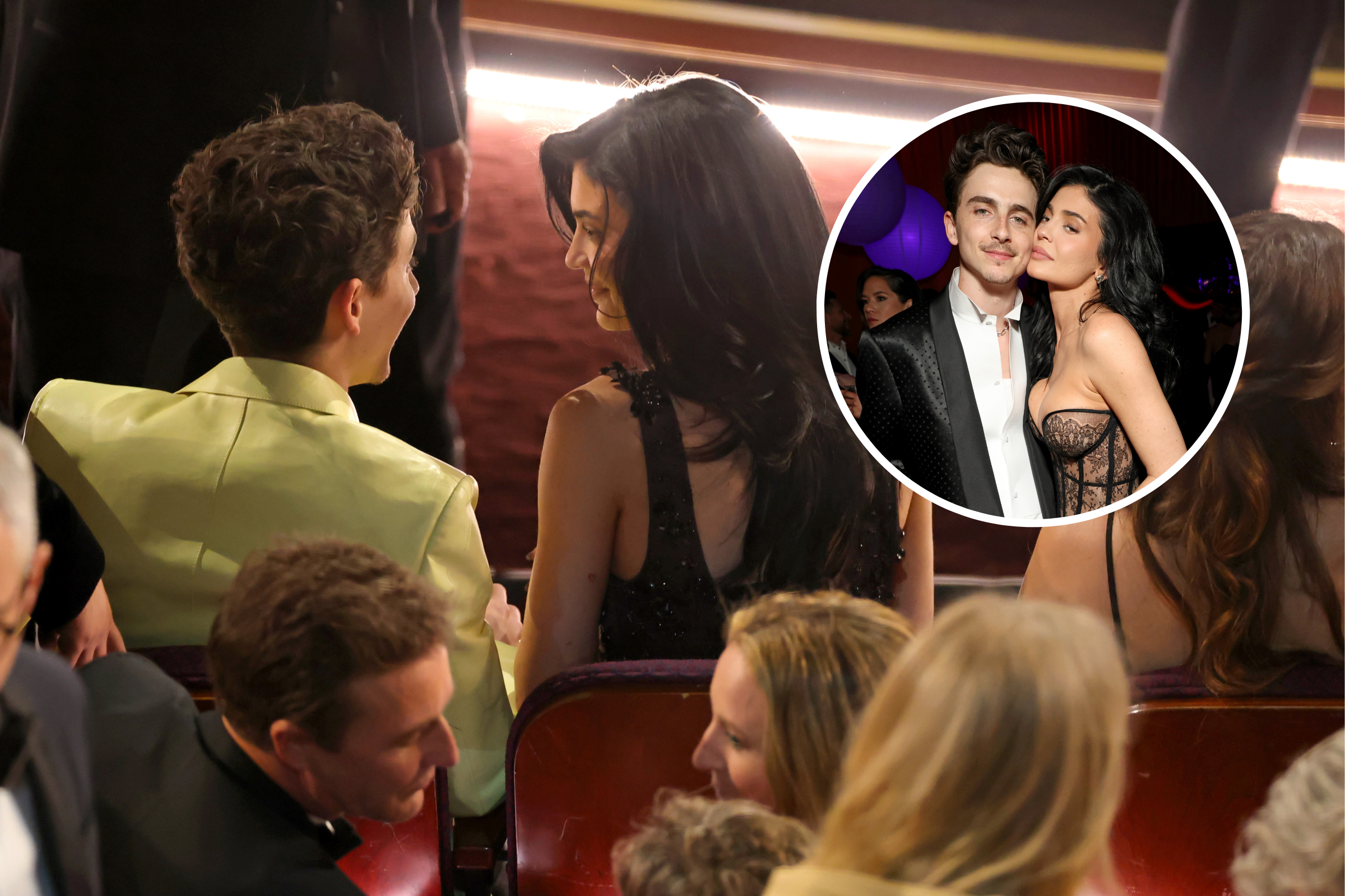 Timothée Chalamet, Kylie Jenner Reaction to His Oscar Loss Caught on Camera 1 timothee chalamet kylie jenner oscars ceremony after party