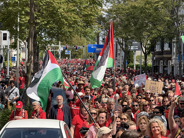 Mass Protest in The Hague Calls for End to Israel-Gaza War 1 Mass Protest in The Hague Calls for End to Israel-Gaza War