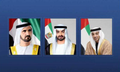 UAE Leaders Send Congratulations to Azerbaijan on National Day