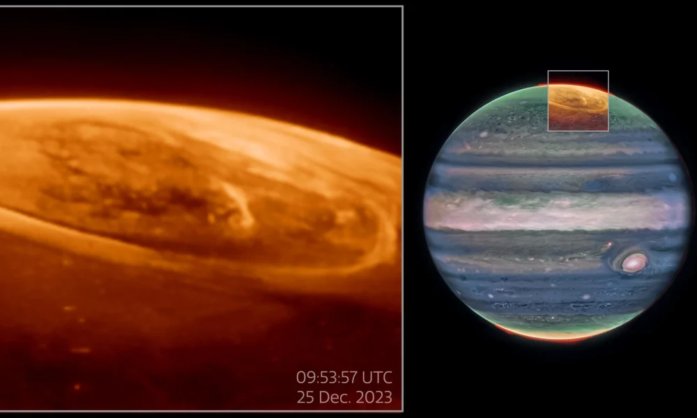 Webb Spots Mysterious Lightshow on Jupiter That Baffles Scientists