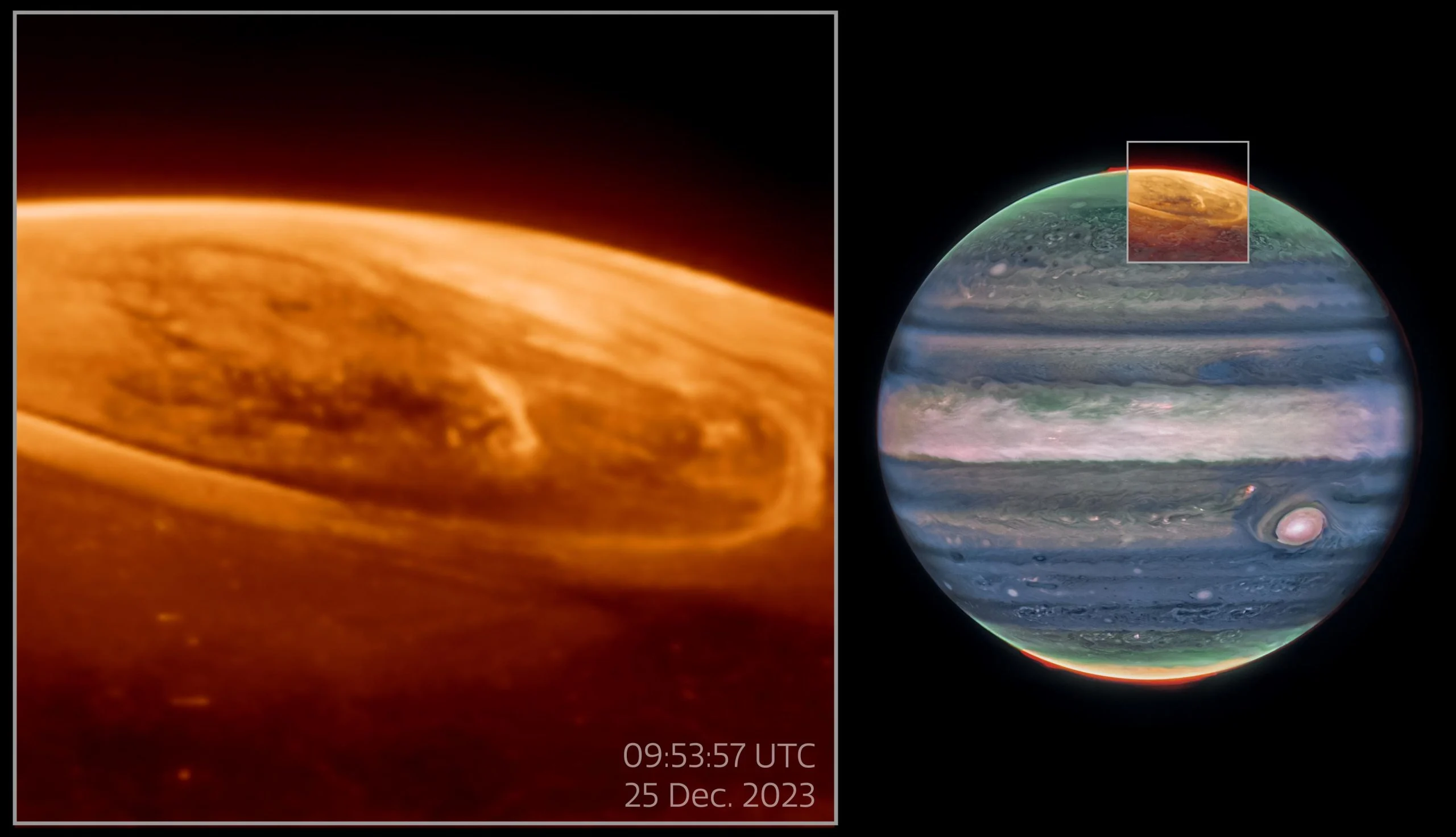 Webb Spots Mysterious Lightshow on Jupiter That Baffles Scientists 1 Webb Spots Mysterious Lightshow on Jupiter That Baffles Scientists