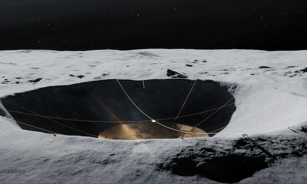 NASA’s Giant Radio Telescope Planned for Moon’s Dark Side
