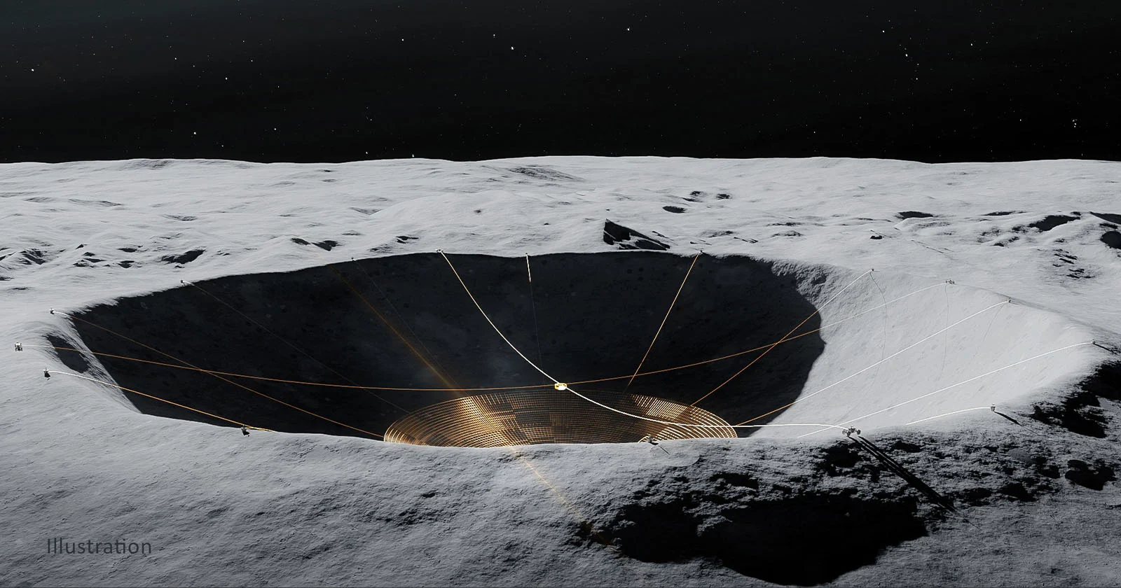 NASA’s Giant Radio Telescope Planned for Moon’s Dark Side 1 NASA’s Giant Radio Telescope Planned for Moon’s Dark Side